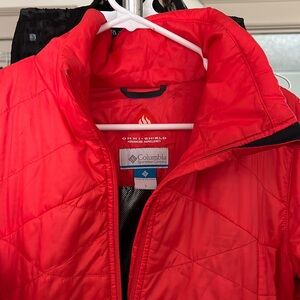 Red/Orange Columbia Insulated Jacket